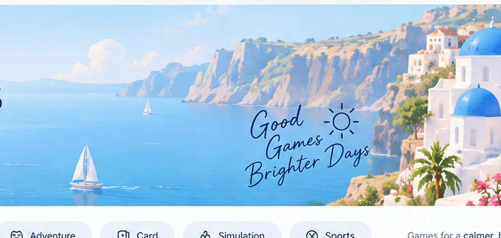 Sunny coastal landscape for Plavenco
