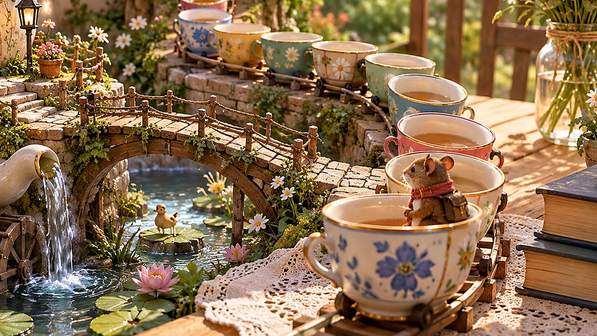 Tea Terrace — illustrated game cover